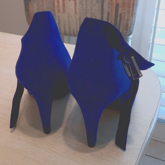 Nine West blue suede shoes - Picture 5 of 12